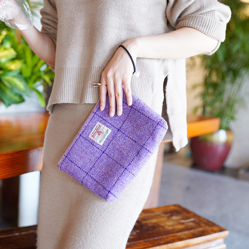 harristweed粗花呢随身收纳包