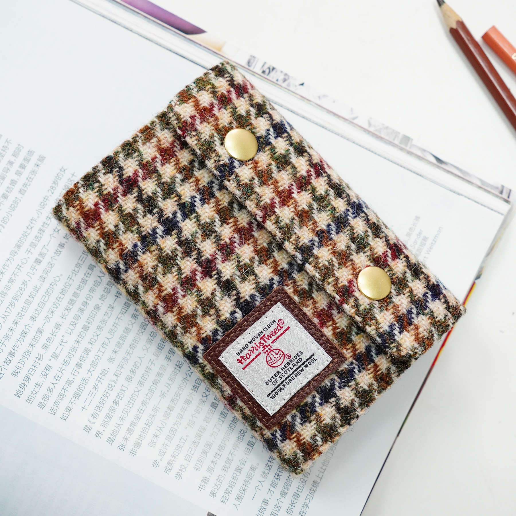 Harristweed按扣款M5手账本