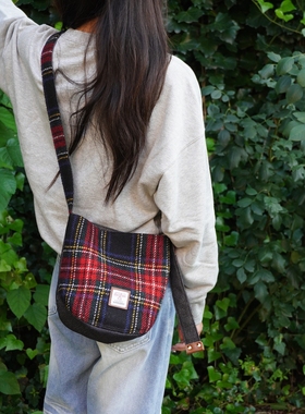 Harris tweed轻便出行mini小挎包哈里斯粗花呢松弛感通勤小斜挎包