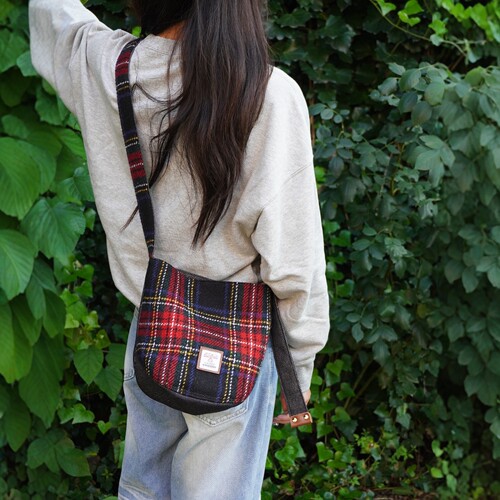 Harristweed哈里斯粗花呢斜挎包