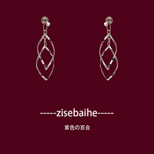 欧美合金女925钩耳夹无耳洞耳环