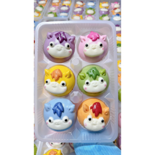 优面子早餐儿童新年小马大福卡通馒头包子面点果蔬菜汁动物宝宝