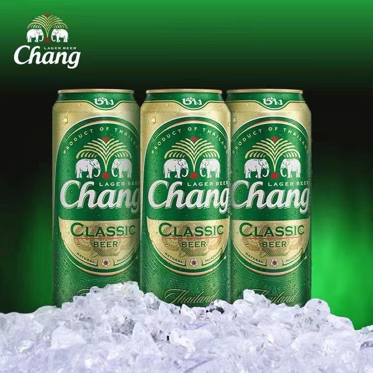 泰国进口啤酒 Chang beer泰象牌啤酒500ml罐装 大象啤酒