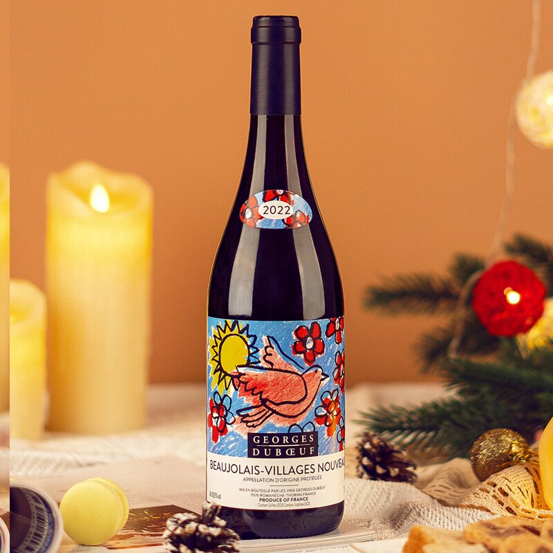 博若莱新酒乔治杜博夫村庄级AOC薄若莱干红葡萄酒750ml