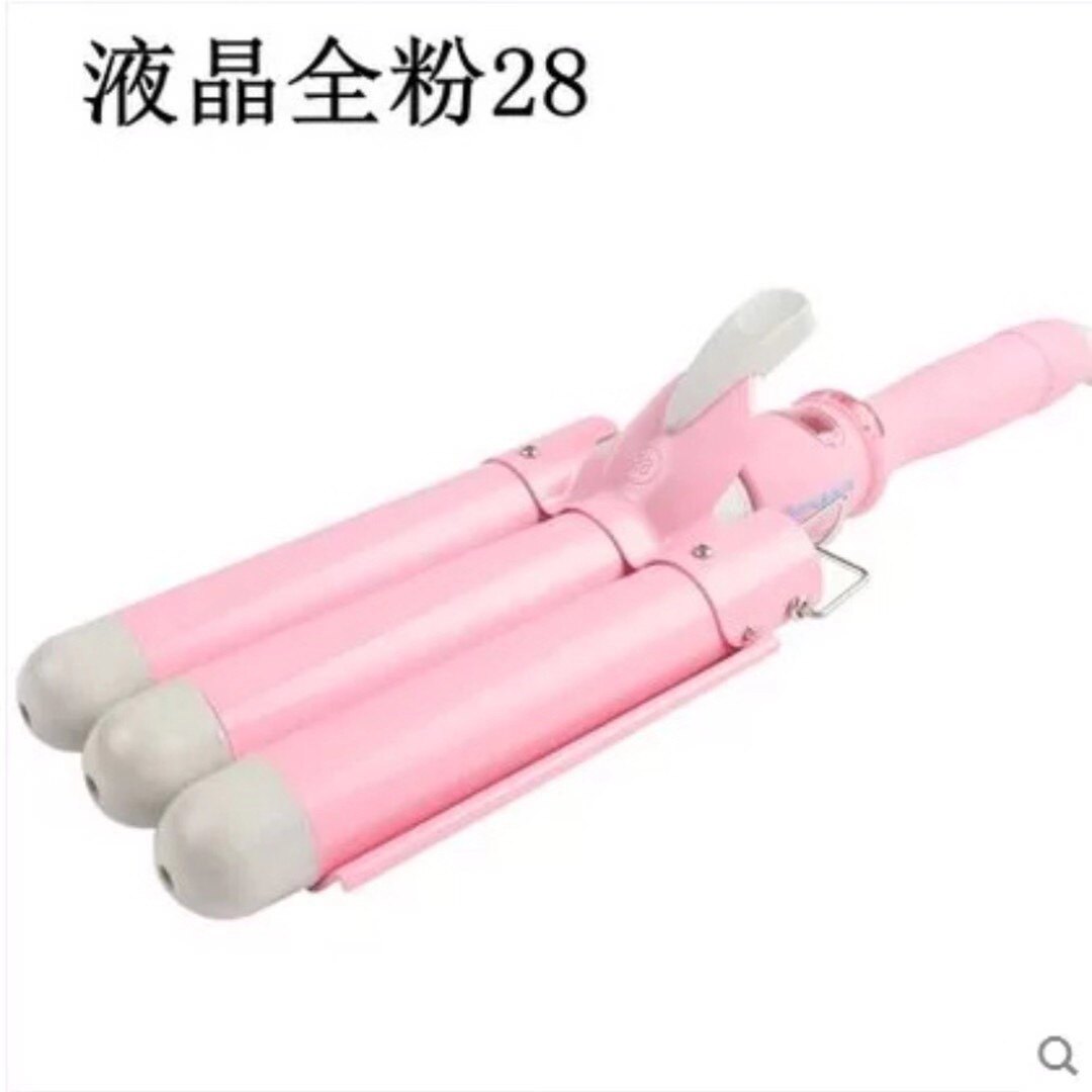 骏马蛋卷棒三管棒大波浪卷发棒f电卷棒梨花头卷发器泡面头水波纹
