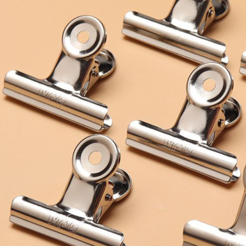 夹子文具固定整理夹不锈钢铁票据夹文件家用多功能票夹办公用具