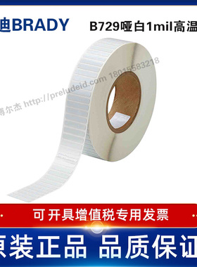 THT-44-729-10/34.93x6.35定制代打印贝迪BRADY哑白耐高温PCB