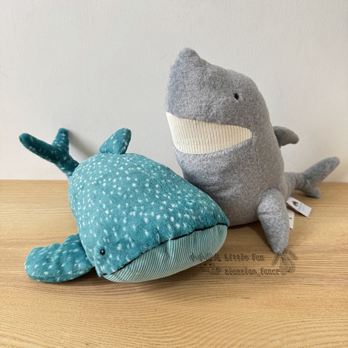 英国jellycat鲸鱼鲨鱼毛绒玩具