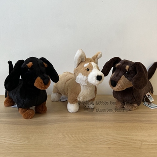 正品现货 英国JELLYCAT 奥托弗雷迪腊肠犬柯基法斗 小狗毛绒玩具