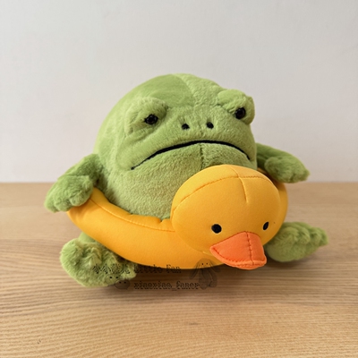 英国jellycat雨蛙河豚毛绒玩具