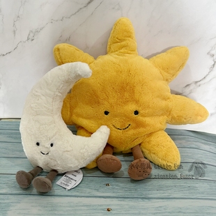 趣味太阳月亮 英国JELLYCAT 创意毛绒玩具送礼可爱 现货 2022新品