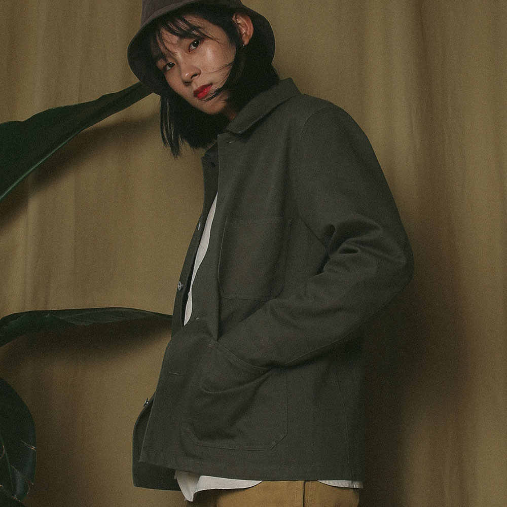 33oz TIME RECORD阿美咔叽复古秋冬男士穿搭外套男密歇根夹克外套