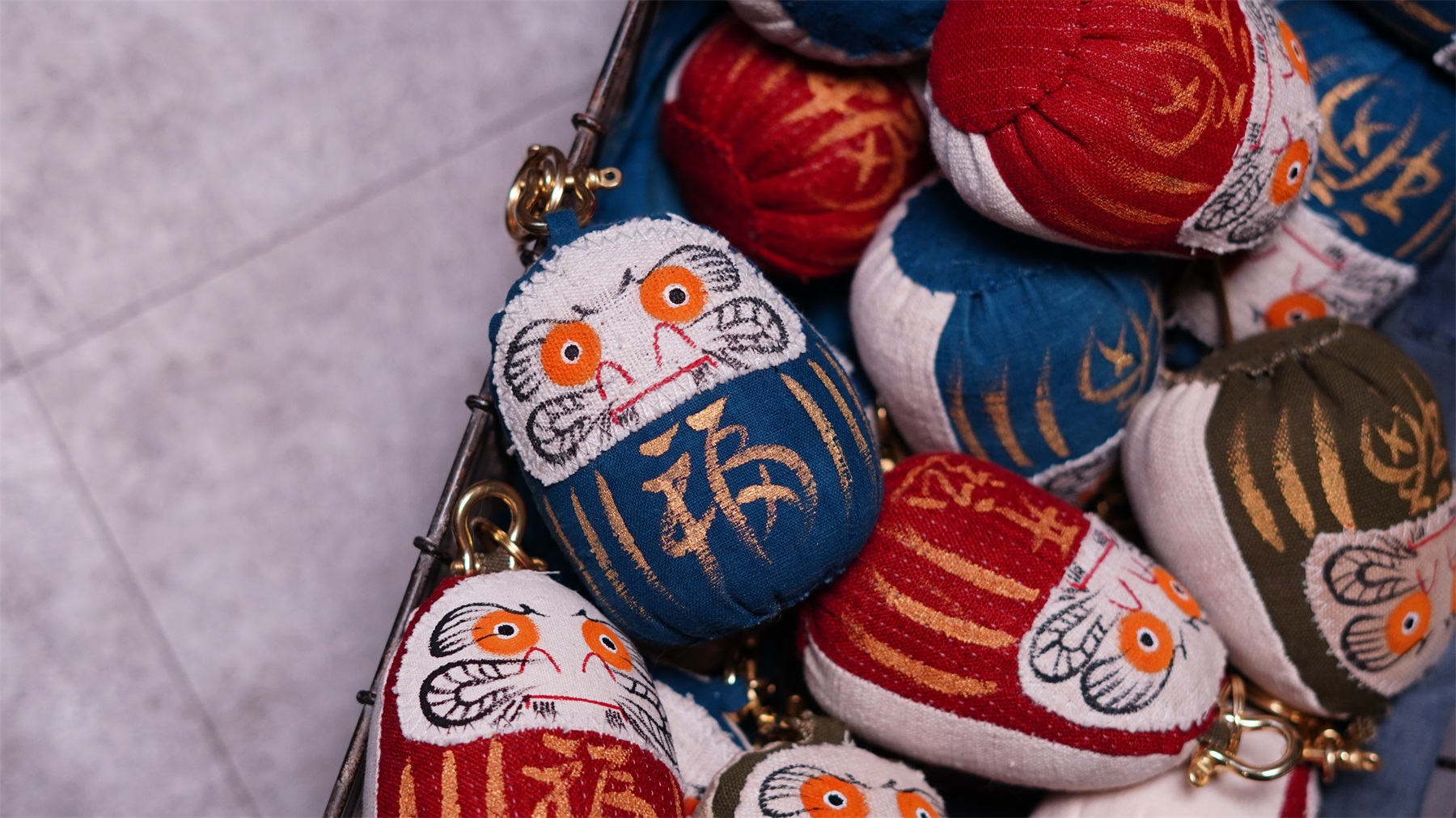 33oz 西亓好物祈福达摩玩偶挂件趣味摆件陈列