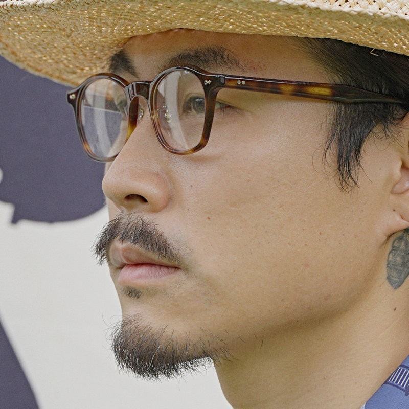 LOOK INSIDE RIVER意大利复古设计方形全板材可配近视镜眼镜框架