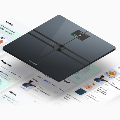 法国进口Withings Body Comp智能体脂秤体重秤身体分析健康心率
