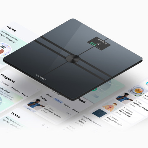法国进口Withings Body Comp智能体脂秤体重秤身体分析健康心率