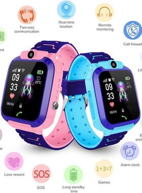 kids smart watch camera SOS call GPS position waterproof