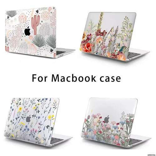 New Transparent Print Case For MacBook M1 M2 M3 M4 M5 Air13 Pro 13 14 16 Air13.6 A3449 macbook保护壳