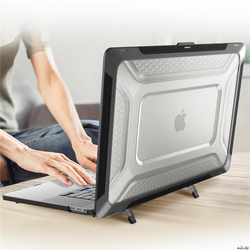 适用于苹果笔记本MacBook保护套macbook air pro m1 m2 m3 case Pro16 A2991 A3113 A3114散热支架防摔磨砂壳