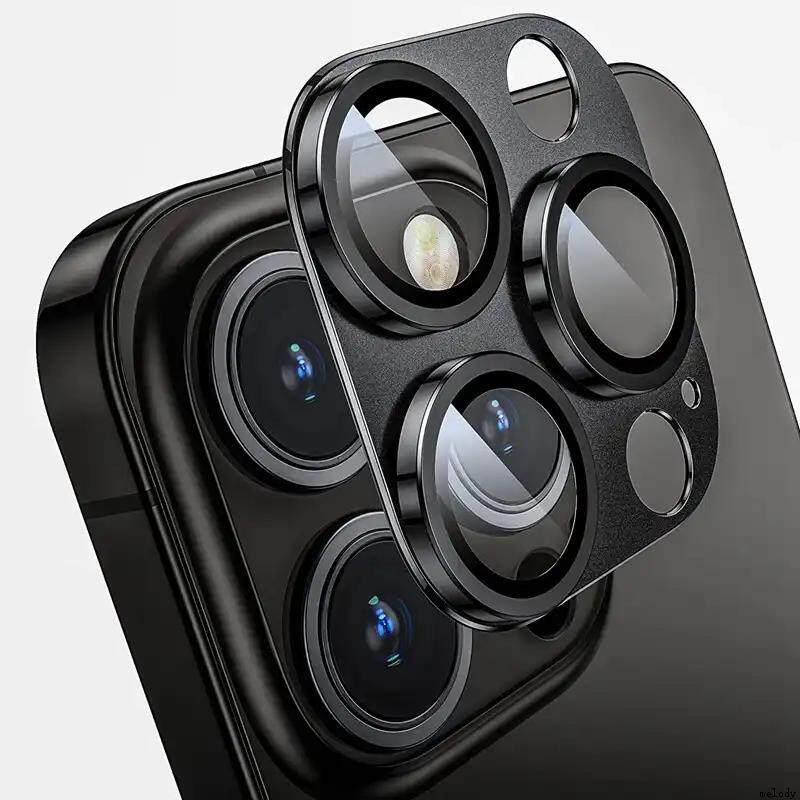 Metal Camera Protector For iPhone 16 Pro Max 16Plus 15 14 13 12 Pro Max Back Lens Glass Protect Cap