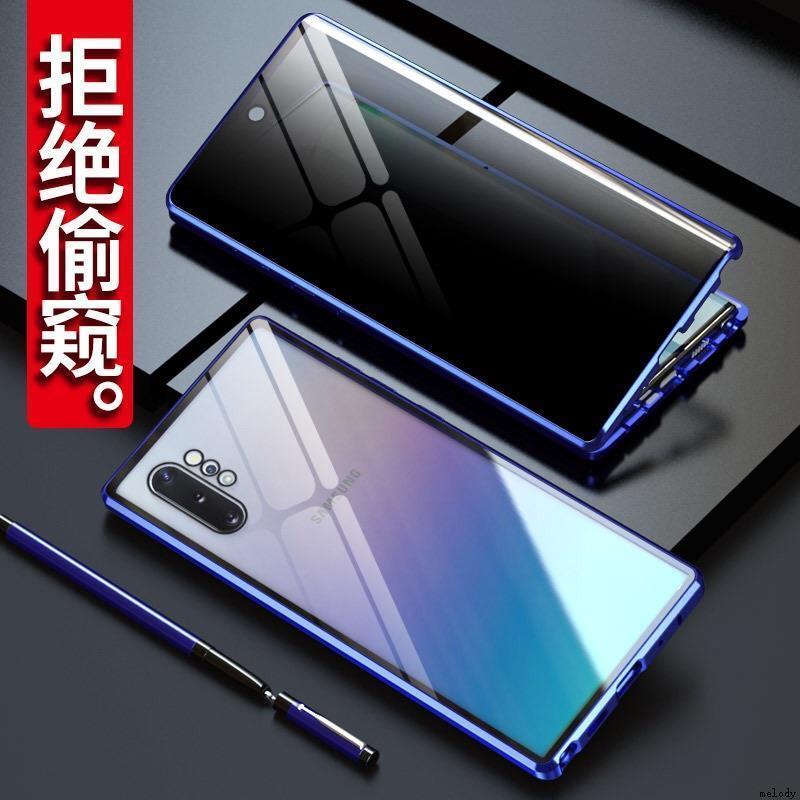 适用于samsung note10 note20ultra s20+ s21+ s21fe s23fe s24 plus s22+ ultra anti-spy glass case cover