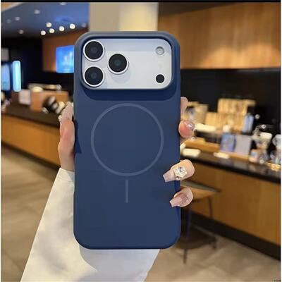 Official Solid Color Liquid Silicone Magsafe Phone Case for iPhone 17 Pro Max iPhone Air Cover壳