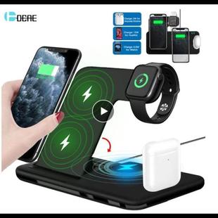 15W Qi Fast Wireless Charger Stand适用于iPhone Airpods iWatch无线充电器支架