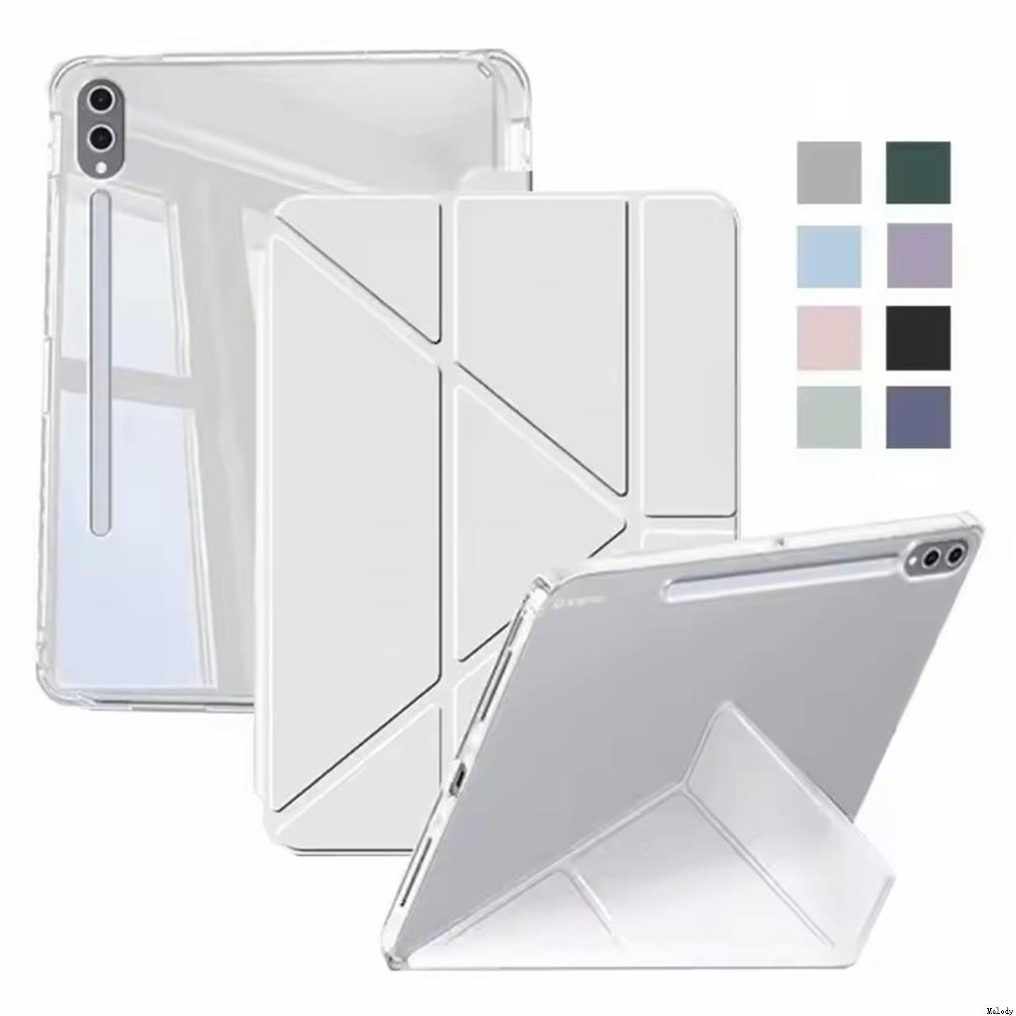 For Samsung Tab S9 S10 FE S7+ S8 Plus S9 FE S7 FE S9+ A9 Plus S6 Lite S10 FE Plus 13.1 Smart Case