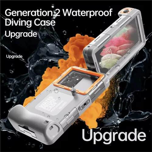 Universal 15M Professional Waterproof Diving Case适用于iPhone15 16 Pro Max Samsung S24+ Cover Huawei