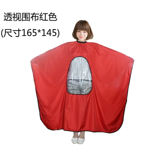 Накидка для детей и взрослых для стрижки волос, водонепроницаемый парикмахерский фартук