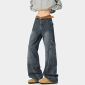 K6323 P55限价89 流行水洗复古牛仔裤 A410 牛仔面料 280g左右