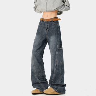 A410-K6323-P55限价89-流行水洗复古牛仔裤-牛仔面料  280g左右