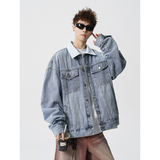 A410-WT34783-P95限价149-美式水洗牛仔外套-7x7牛仔面料420g，男装工装外套，电商A410