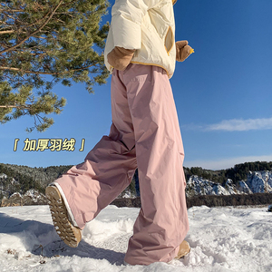 A410-K8719JR-P120限价188-美式褶皱伞兵休闲裤-鸭绒 绒子含量90%图片