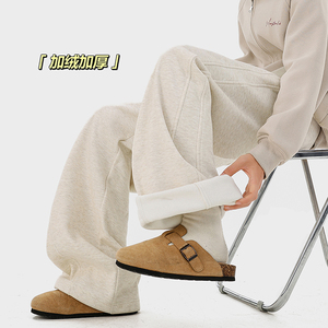 A410-K8682JR-P65限价99-美式复古加绒休闲裤-糯米呢面料430g左右，男装卫衣，电商A410