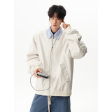 A410-WT93331-P110限价169-美式假两件拼接夹克-塔罗牛津210克，男装夹克，电商A410