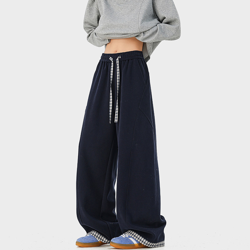 A410-K7914-特批50限价99成分65%棉35%聚酯纤维-310g磨毛卫裤面料，男装休闲裤，电商A410