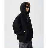 A410-WT34790-P90限价139-潮牌百搭双拉链休闲卫衣-400G华棉，男装卫衣，电商A410