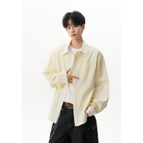 A410-CS37307-P60限价89-日系休闲翻领条纹长袖衬衫-牛津纺135g，男装衬衫，电商A410