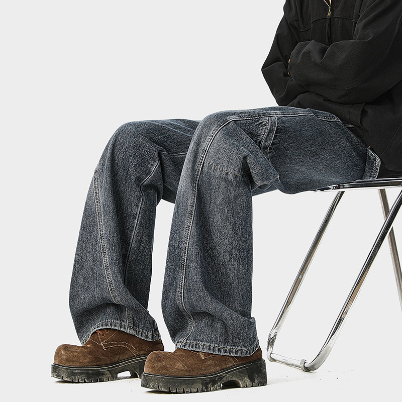 A410-K6323-P55限价89-流行水洗复古牛仔裤-牛仔面料280g左右，男装牛仔裤，电商A410