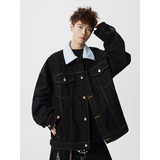 A410-WT34782-P95限价149-美式工装牛仔夹克外套-7x7牛仔面料420g，男装夹克，电商A410