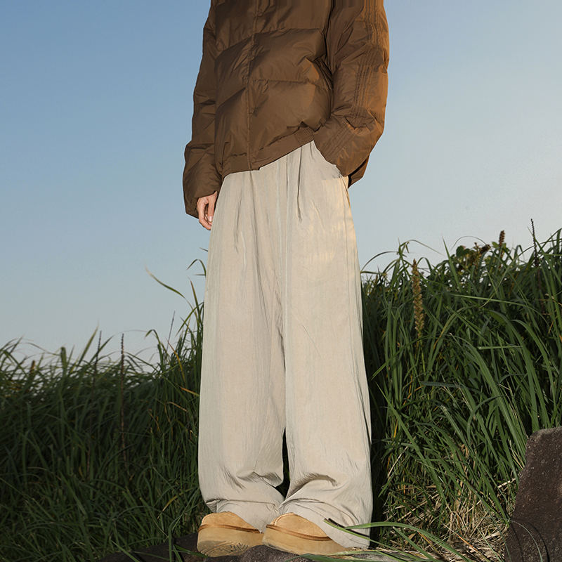 A410-K9901JR-P55限价88-流行百搭休闲裤-300g左右锦涤皱面料，男装休闲裤，电商A410