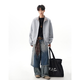 A410-WT93309-P105限价159-美式千鸟格休闲外套-华棉复合460g，女装短外套，电商A410