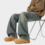 A410-K7910-特批50限价99-美式水洗直筒牛仔裤-320g牛仔面料，男装牛仔裤，电商A410