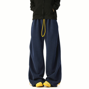 A410-k8635-P65限价99-成分：61%棉 39%聚酯纤维-320g卫裤面料,男装休闲裤,电商A410