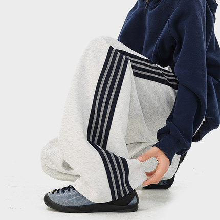 A410-K8803-特批50限价99成分65%棉35%聚酯纤维-320g磨毛卫裤面料