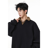 A410-WT34719-特批55 限价109-美式复古假两件卫衣-400G 华棉,男装卫衣,电商A410, A410-WT34719-特批55 限价109-美式复古假两件卫衣-400G 华棉,男装卫衣,电商A410,