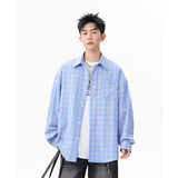 A410-CS37314-P55限价79-成分：80%涤17%人棉3%氨纶-涤弹格子130g，男装衬衫，电商A410