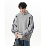 A410-A92303-P80限价119-高级感潮牌连帽卫衣-420g华棉复合仿棉，男装卫衣，电商A410