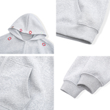 A410-WT33820-P95限价149-美式刺绣连帽开衫外套-400g华棉，女装短外套，电商A410